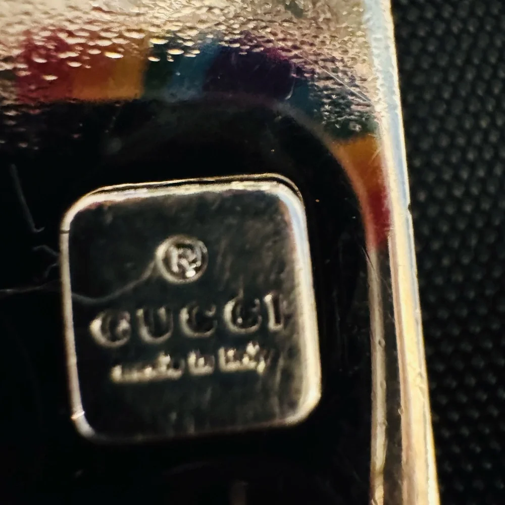 Gucci Piston Lock Black Wallet Vintage - Picture 8 of 10